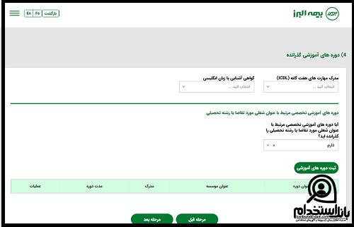 استخدام بیمه البرز